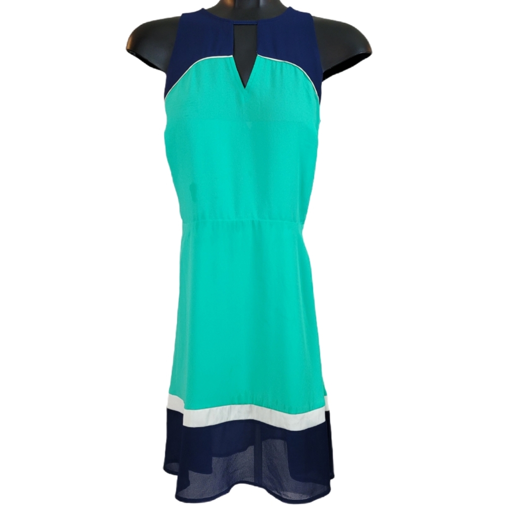 SUGARLIPS Dress Blue Teal Green Mini Sleeveless Size XS